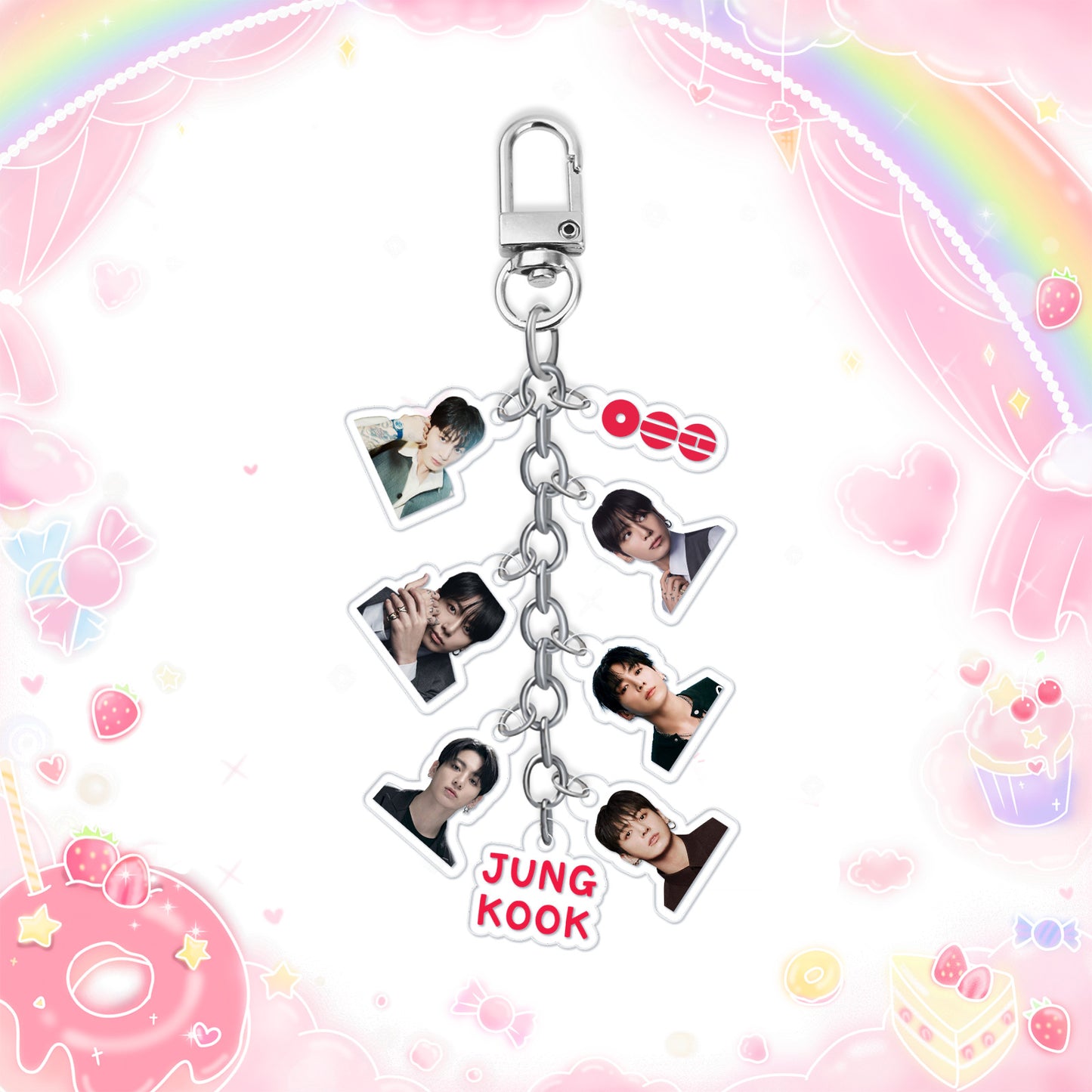 BTS World Tour Inspired Acrylic Keychain – Kpop Fan Gift & Support Merch
