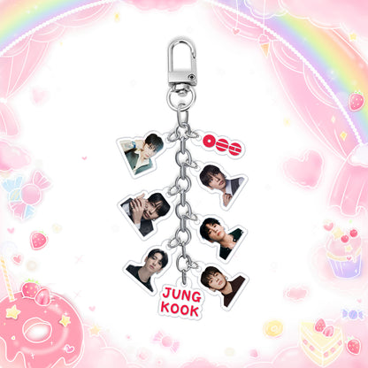 BTS World Tour Inspired Acrylic Keychain – Kpop Fan Gift & Support Merch