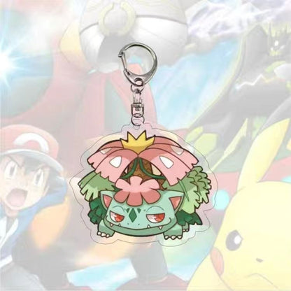 Custom Anime  Acrylic Keychain Multi Color UV Printed Waterproof Cartoon Charm for Gifts Souvenirs