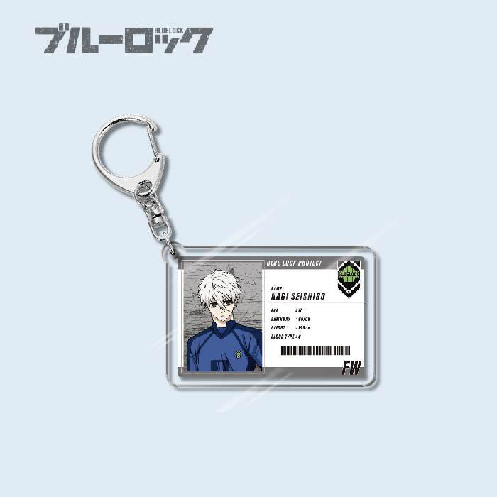 Custom Keychain Designs Anime Blue Lock Cartoon Character Double Sided Acrylic Light Weight UV Printed