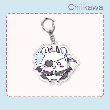 Japanese Anime Chiikawa Acrylic Keychain Hachiware Usagi Cute Lightweight Bag Pendant Decoration Gift