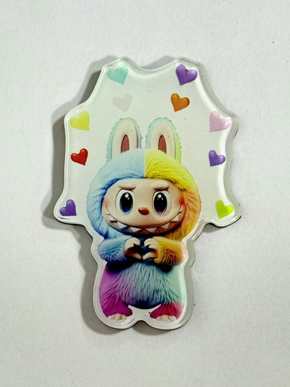 Custom Cute 3D Cartoon Acrylic Fridge Magnets Creative Magnetic Refrigerator Decor