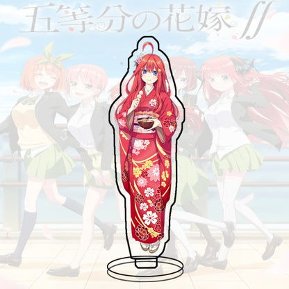 Quintessential Quintuplets Acrylic Stand Miku Ichika Yotsuba Itsuki Heart Anime Figure Desk Decor Gift