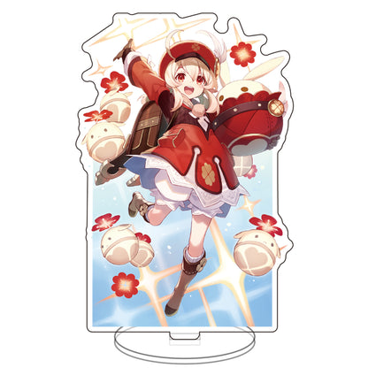 Genshin Impact Acrylic Stands: Hu Tao, Gan Yu, Keqing, Kley, Venti, Xingqiu, Diluc, Zhongli, Yanfei Figurines – Anime & Manga