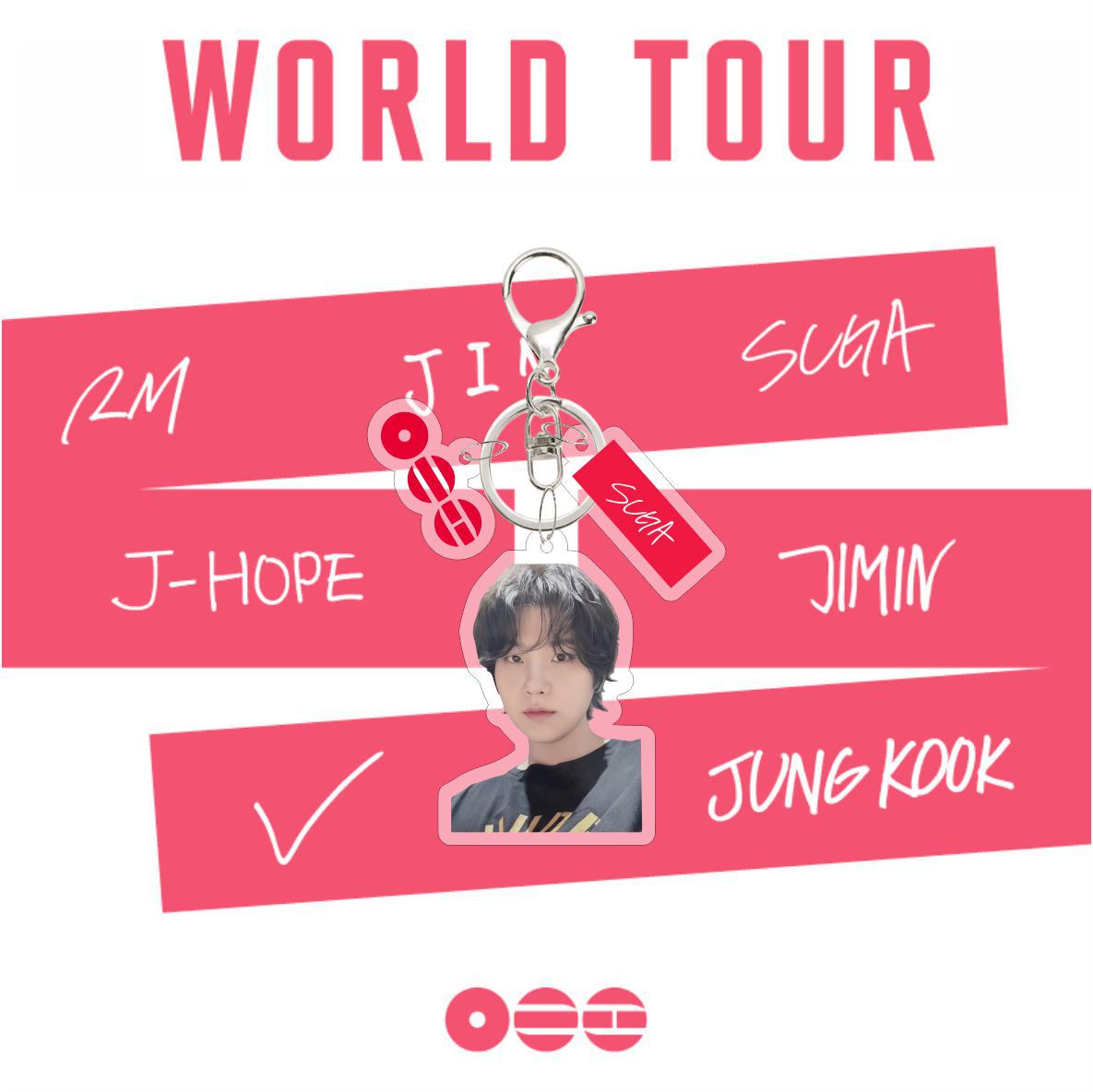 BTS 2026 Comeback Tour Acrylic Keychain – Kpop Idol Charm (V Kim Taehyung Edition)