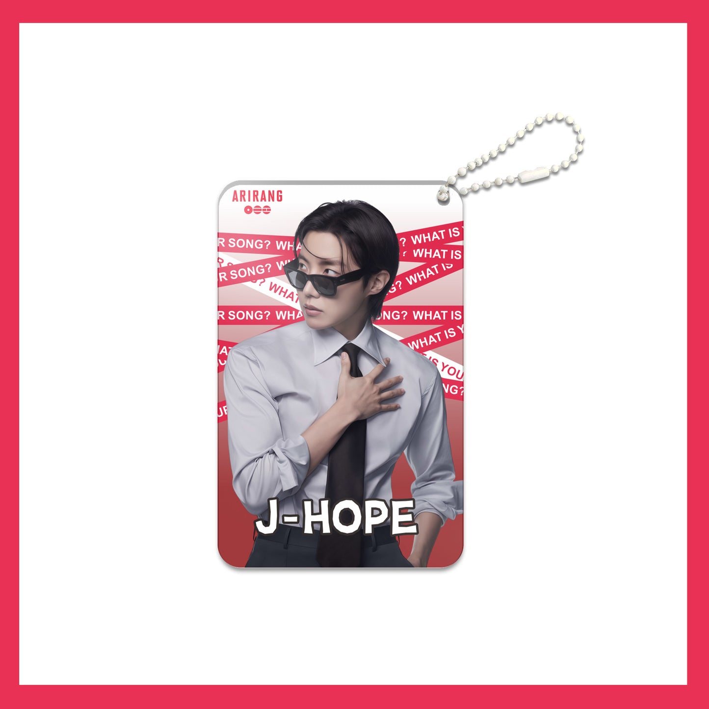 KPOP Custom Keychain Idol World Tour 3-inch ARIARNG Acrylic Keychain Digital Photo Video Recording Fashionable