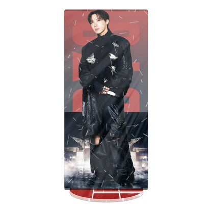BTS 2026 World Tour Acrylic Stained Glass Standee – Double Layer Printed Display (BTS 7V)