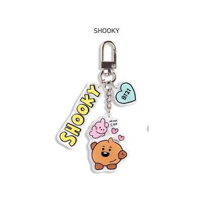 Kpop Idol Custom BTS Acrylic Keychain Cartoon Idol Style Charm Pendant for Gifts Souvenirs Fans