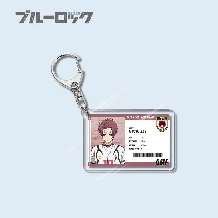 Custom Keychain Designs Anime Blue Lock Cartoon Character Double Sided Acrylic Light Weight UV Printed