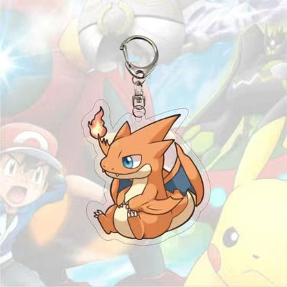 Custom Anime  Acrylic Keychain Multi Color UV Printed Waterproof Cartoon Charm for Gifts Souvenirs