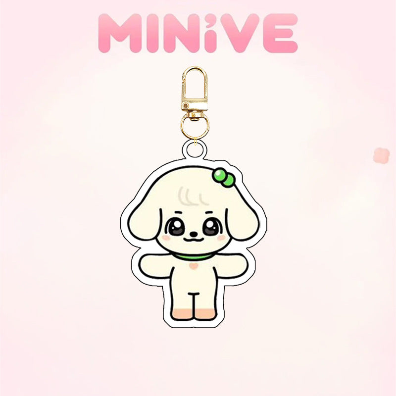 KPOP Idol Miniteen SKZ UV Printed Acrylic Keychain Custom Digital Photo Cartoon Charm Pendant Keyring