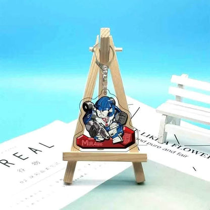 Robot Anime Character Keychain – Cool Mecha Style Pendant for Bags, Car Accessories & Gifts Acrylic Keychain