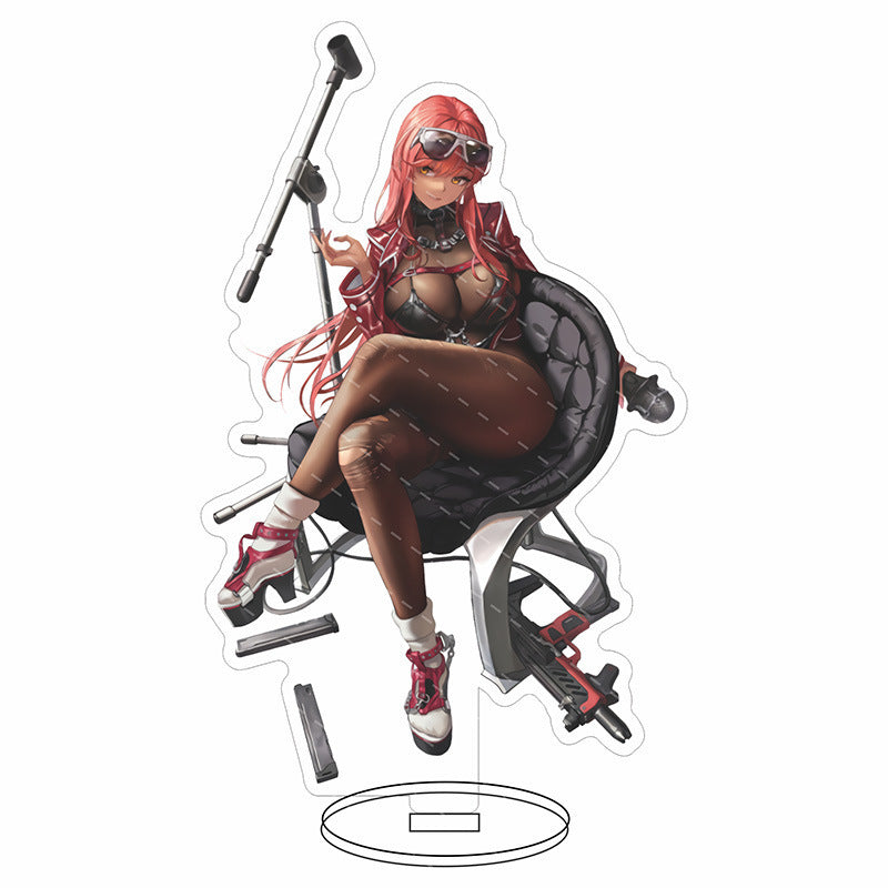 Anime Girl Standee Double-Sided Clear Display Figure Kawaii Character Desk Decor Collectible Gift Acrylic Standee
