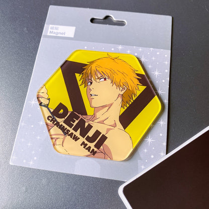 Anime Style Acrylic Fridge Magnet Set Creative Cartoon Magnetic Kitchen Decor Gift