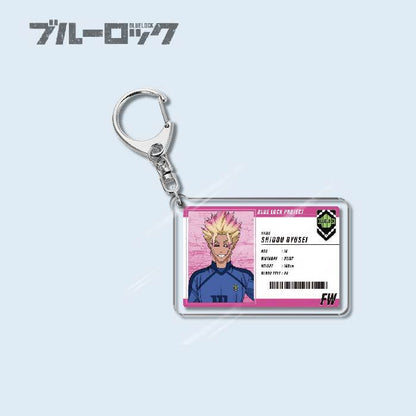 Custom Keychain Designs Anime Blue Lock Cartoon Character Double Sided Acrylic Light Weight UV Printed（副本）