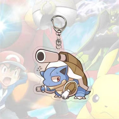 Custom Anime  Acrylic Keychain Multi Color UV Printed Waterproof Cartoon Charm for Gifts Souvenirs