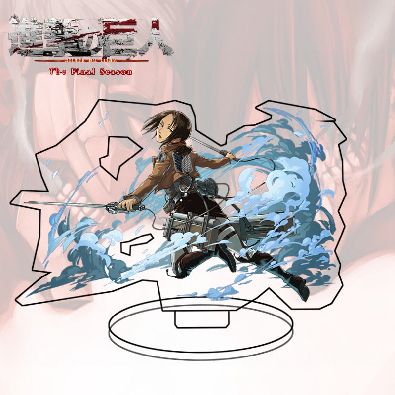 Attack on Titan Acrylic Standee  Eren Yeager Sasha Blouse Anime Figure Desk Decor Collectible Gift