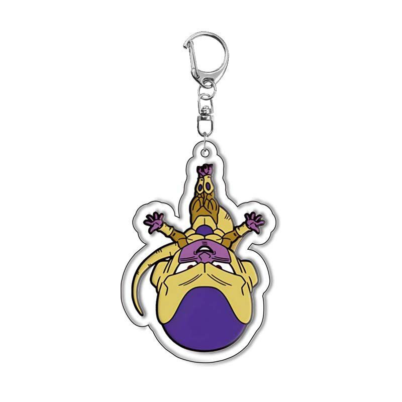Dragon Ball Acrylic Keychain – Goku, Vegeta, Beerus, Android 18 Super Saiyan Anime Keyring Pendant