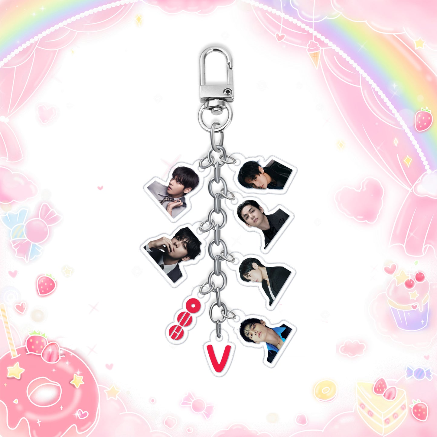 BTS World Tour Inspired Acrylic Keychain – Kpop Fan Gift & Support Merch