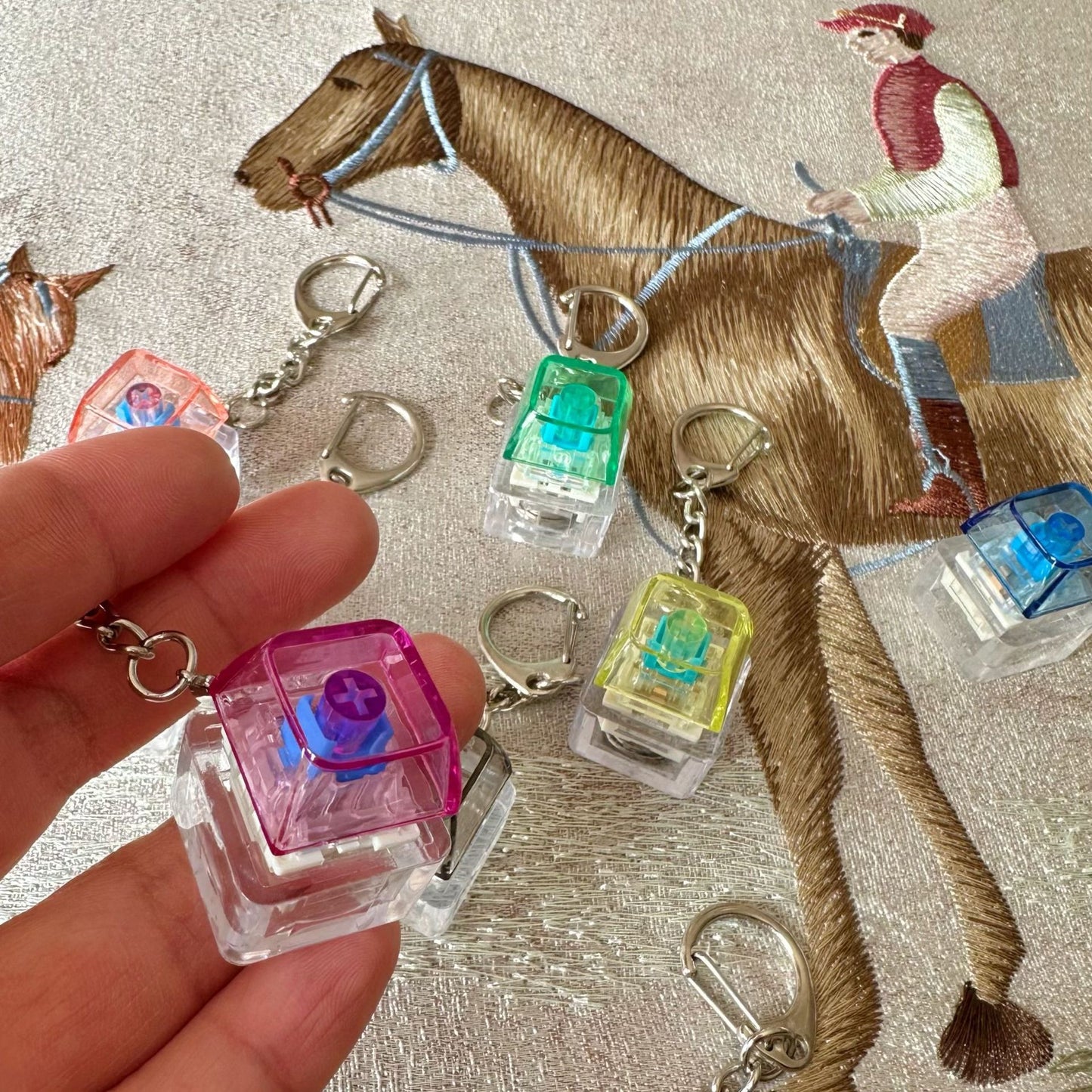 Stress-relief button PC cap – squeeze and press with your fingertips; mechanical keyboard stress-relief button keyring; stress-relief toy