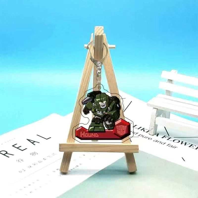 Robot Anime Character Keychain – Cool Mecha Style Pendant for Bags, Car Accessories & Gifts Acrylic Keychain