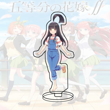 Quintessential Quintuplets Acrylic Stand Miku Ichika Yotsuba Itsuki Heart Anime Figure Desk Decor Gift