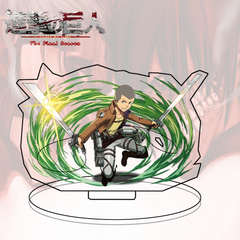 Attack on Titan Acrylic Standee  Eren Yeager Sasha Blouse Anime Figure Desk Decor Collectible Gift