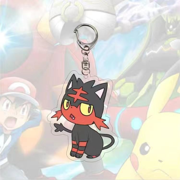 Custom Anime  Acrylic Keychain Multi Color UV Printed Waterproof Cartoon Charm for Gifts Souvenirs