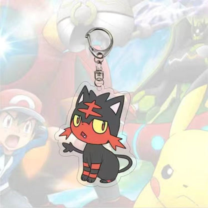 Custom Anime  Acrylic Keychain Multi Color UV Printed Waterproof Cartoon Charm for Gifts Souvenirs