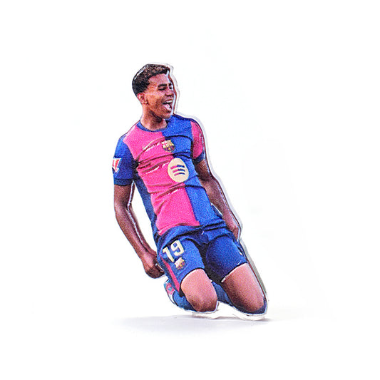 Cartoon Football Player Acrylic Stand | Double-Sided Desk Display Collectible