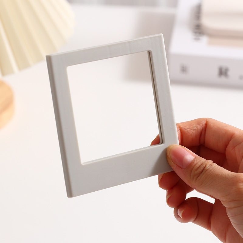 Custom Art Deco Shape Magnetic Sticker Plastic Refrigerator Magnet Mini for Instax Acrylic Picture Frame