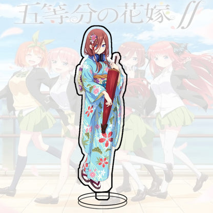 Quintessential Quintuplets Acrylic Stand Miku Ichika Yotsuba Itsuki Heart Anime Figure Desk Decor Gift