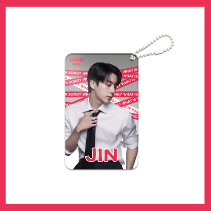 KPOP Custom Keychain Idol World Tour 3-inch ARIARNG Acrylic Keychain Digital Photo Video Recording Fashionable