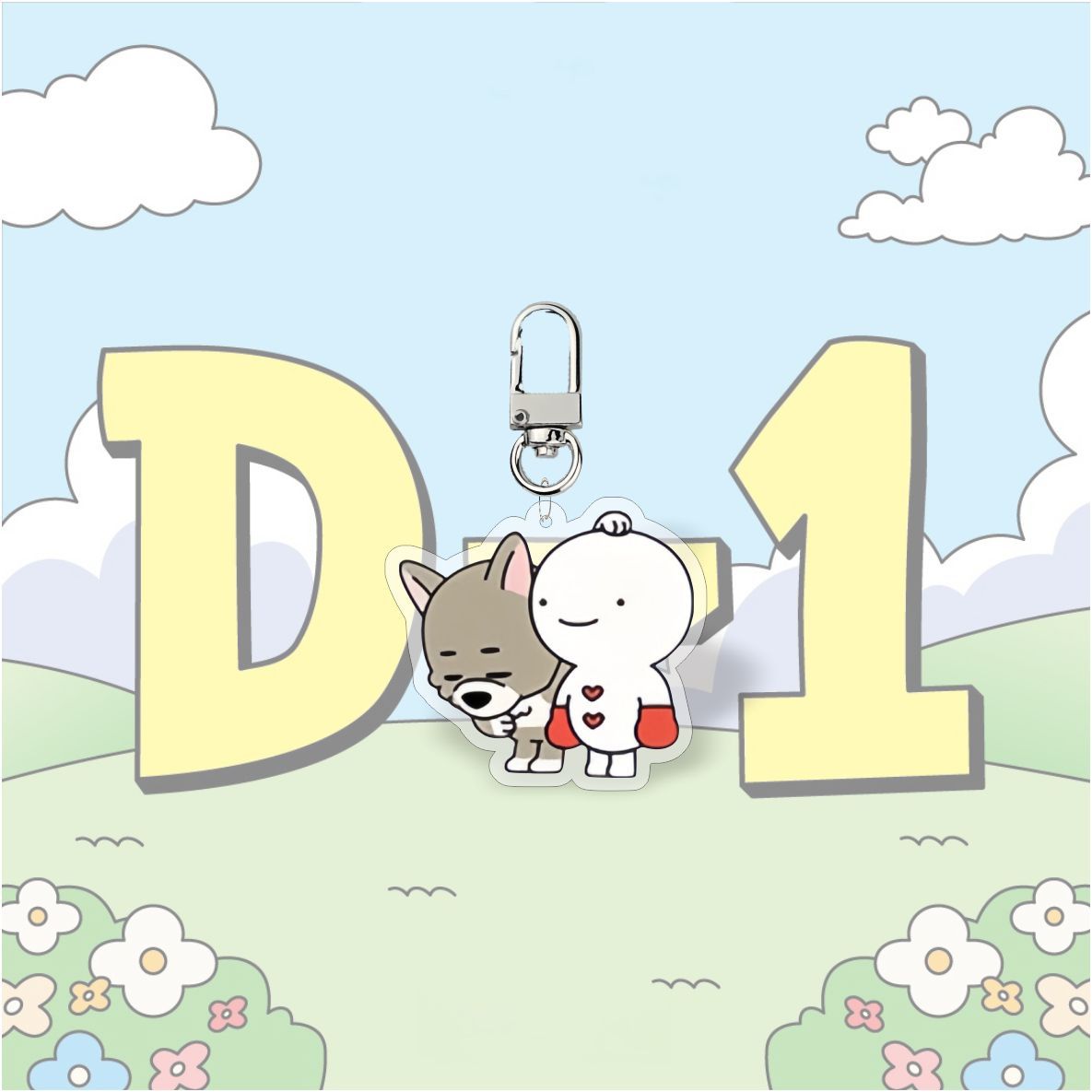KPOP Idol BOYNEXTDOOR Cute Cartoon Digital Photo Acrylic Keychain UV Printing Waterproof Charm Pendant