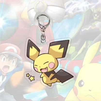 Custom Anime  Acrylic Keychain Multi Color UV Printed Waterproof Cartoon Charm for Gifts Souvenirs
