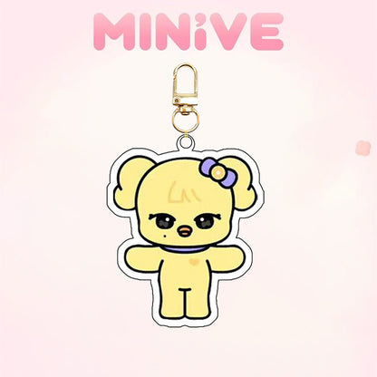 KPOP Idol Miniteen SKZ UV Printed Acrylic Keychain Custom Digital Photo Cartoon Charm Pendant Keyring