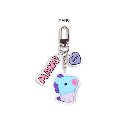 Kpop Idol Custom BTS Acrylic Keychain Cartoon Idol Style Charm Pendant for Gifts Souvenirs Fans
