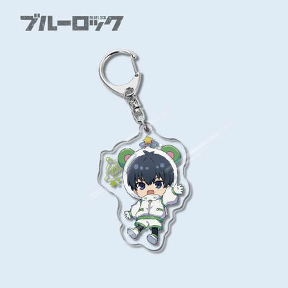 Custom Keychain Designs Anime Blue Lock Cartoon Character Double Sided Acrylic Light Weight UV Printed（副本）