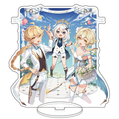 Genshin Impact Acrylic Stands: Hu Tao, Gan Yu, Keqing, Kley, Venti, Xingqiu, Diluc, Zhongli, Yanfei Figurines – Anime & Manga