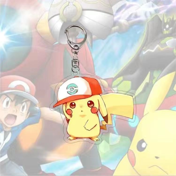 Custom Anime  Acrylic Keychain Multi Color UV Printed Waterproof Cartoon Charm for Gifts Souvenirs