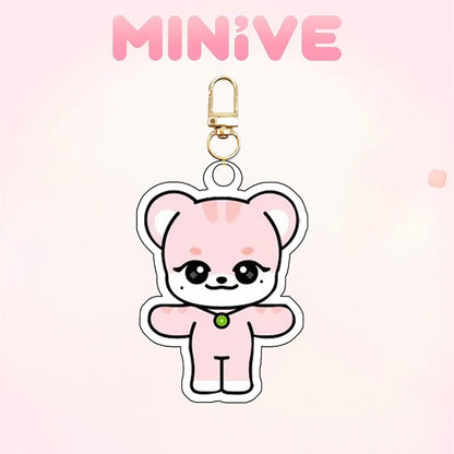 KPOP Idol Miniteen SKZ UV Printed Acrylic Keychain Custom Digital Photo Cartoon Charm Pendant Keyring