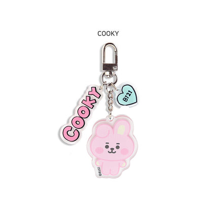 Kpop Idol Custom BTS Acrylic Keychain Cartoon Idol Style Charm Pendant for Gifts Souvenirs Fans