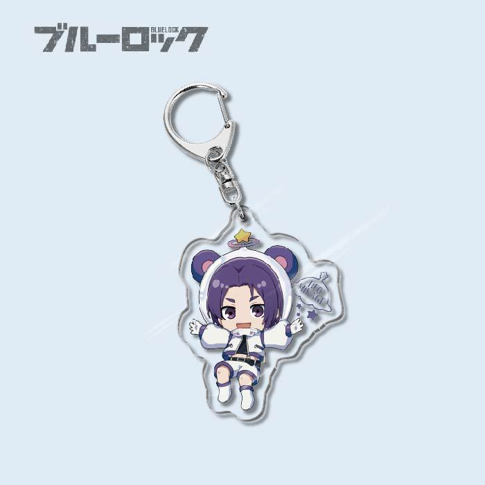 Custom Keychain Designs Anime Blue Lock Cartoon Character Double Sided Acrylic Light Weight UV Printed