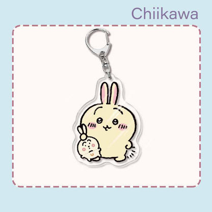 Japanese Anime Chiikawa Acrylic Keychain Hachiware Usagi Cute Lightweight Bag Pendant Decoration Gift