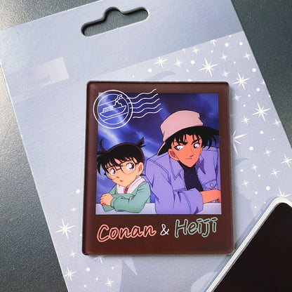 Anime Style Acrylic Photo Frame Fridge Magnets  Polaroid-Inspired Magnetic Refrigerator Decor
