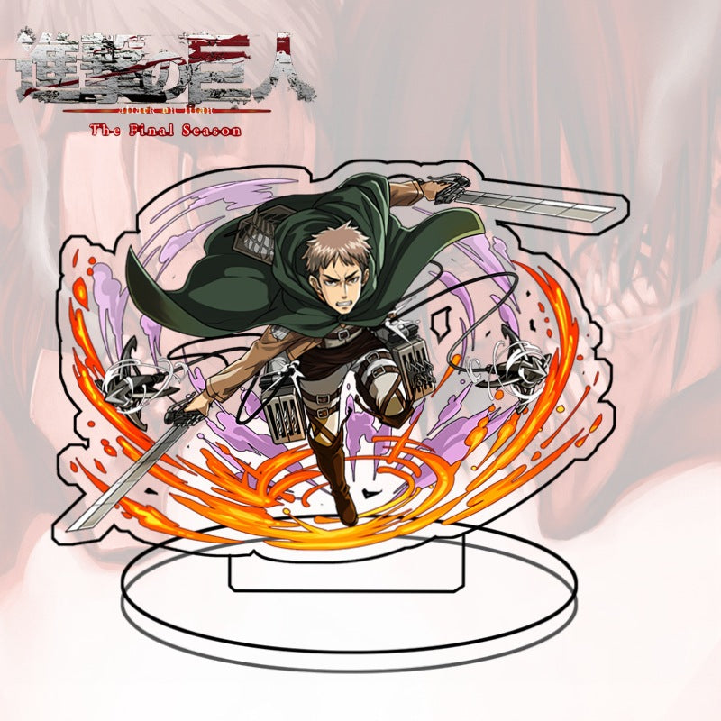 Attack on Titan Acrylic Standee  Eren Yeager Sasha Blouse Anime Figure Desk Decor Collectible Gift