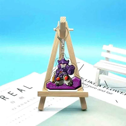 Robot Anime Character Keychain – Cool Mecha Style Pendant for Bags, Car Accessories & Gifts Acrylic Keychain