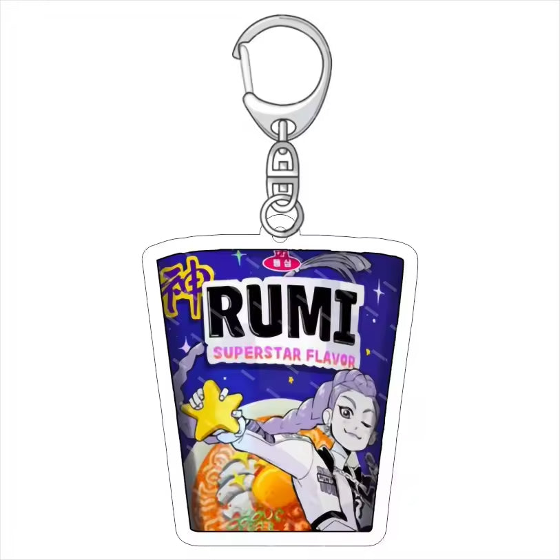Demon Hunter Anime Cartoon  Acrylic Waterproof Keychain-Wholesale Custom Business Gift