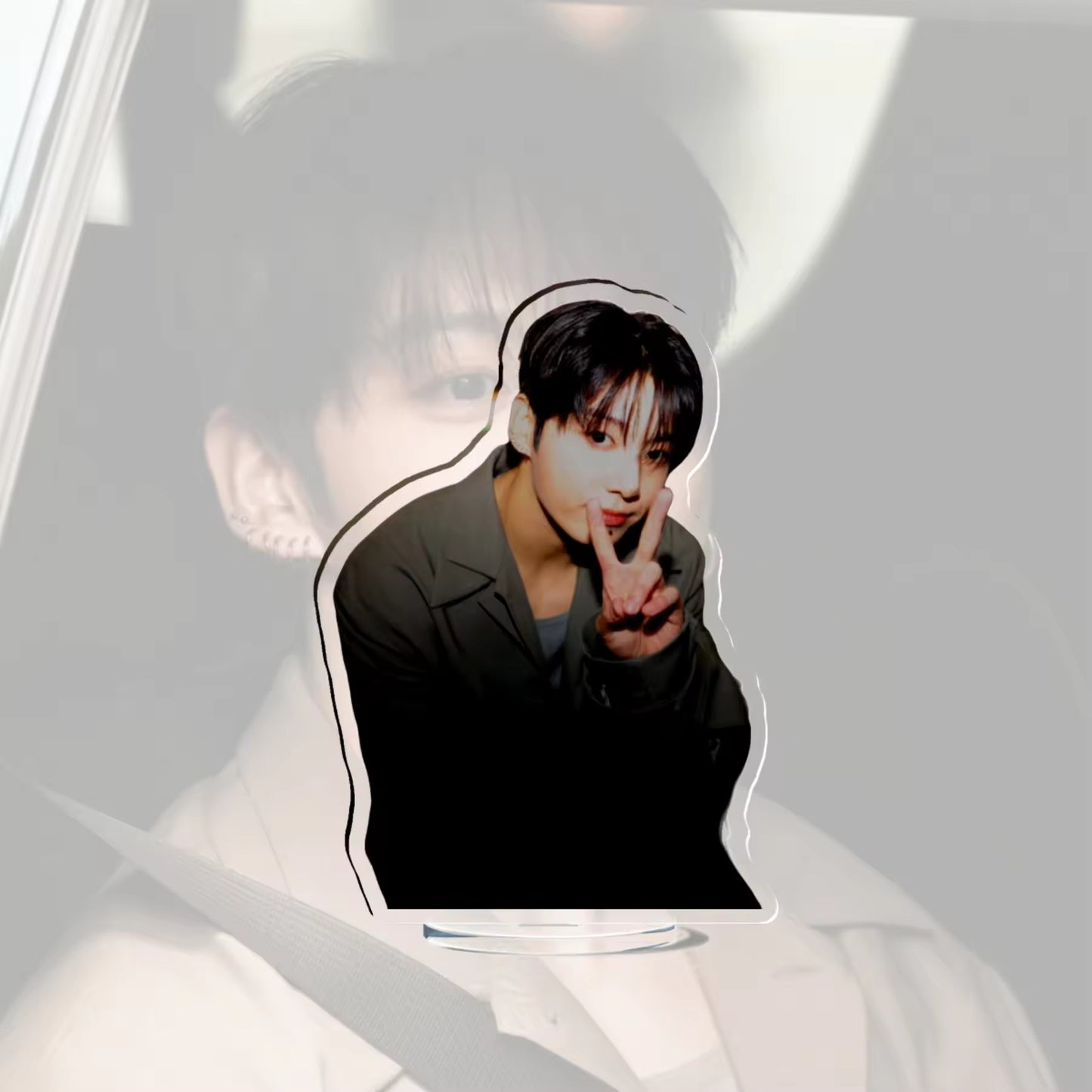 Custom KPOP Jungkook Standee HD Photo Double-Sided UV Printed Eco-Friendly PVC Desktop Display Custom Birthday Gift Standee