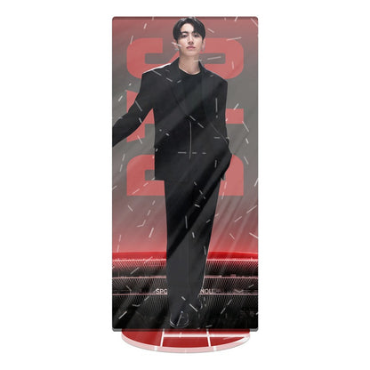 BTS 2026 World Tour Acrylic Stained Glass Standee – Double Layer Printed Display (BTS 7V)